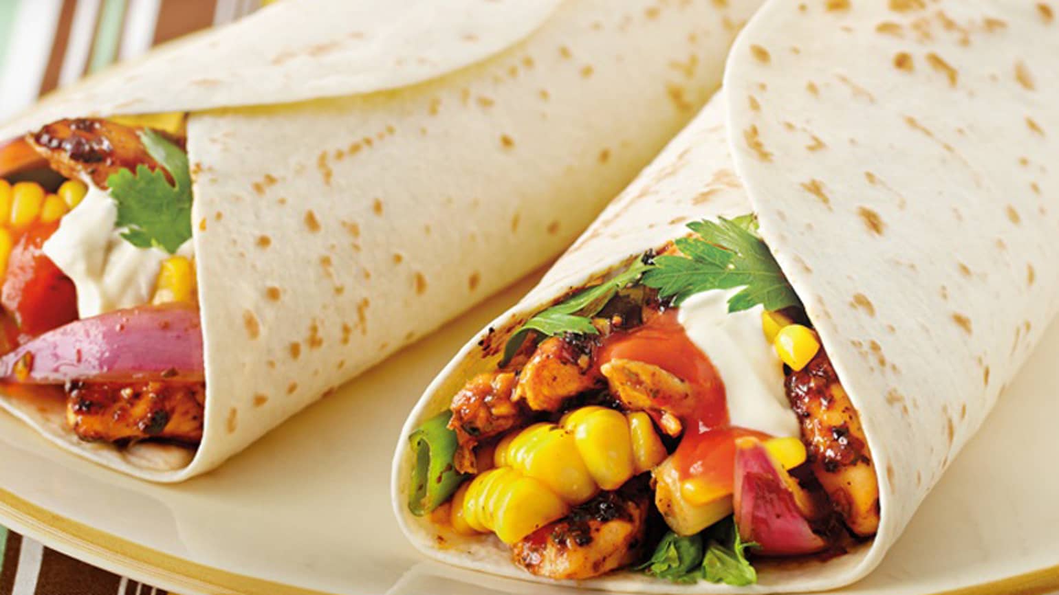 Charred Chicken & Corn Fajitas Recipe